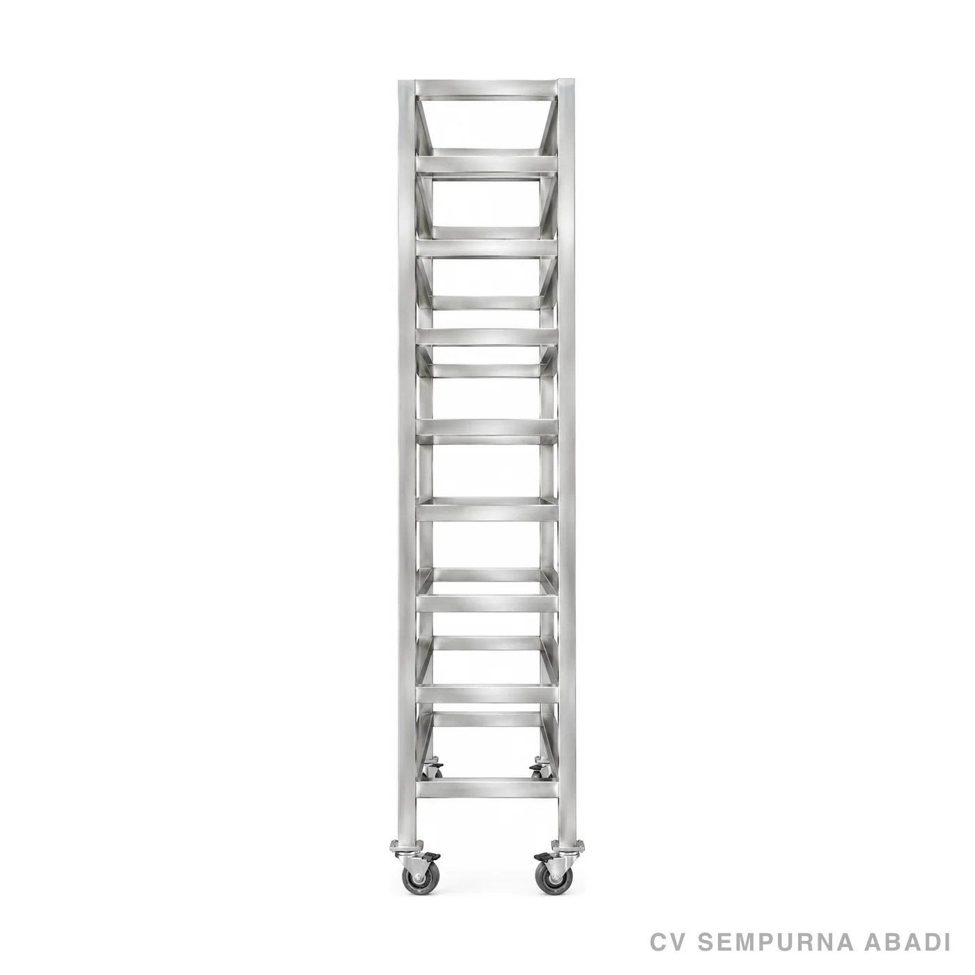Rak trolley ABF, tampak samping